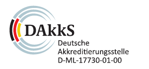 DAkkS (Deutsche Akkreditierungsstelle): D-ML-17730-01-00